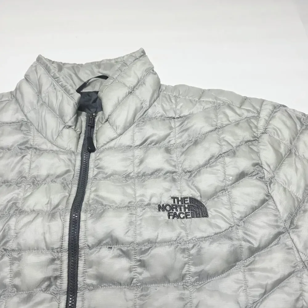 The North Face Thermoball Puffer Jacket Men's Size Medium Grey